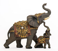 Trunk Up Elephant Statue Figurine picture