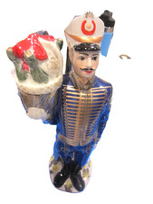 Vintage Huge Sculpture of a Hussar , ceramic decanter picture
