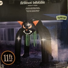 Gemmy 11ft Halloween Inflatable Cat Tunnel Airblown/ In Original Box picture