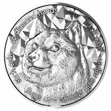 2021 Dogecoin 1oz 999 Fine Silver Coin Round Doge Blockchain Mint Crypto picture