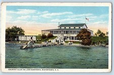 Watertown South Dakota SD Postcard Country Club On Lake Kampeska c1920's Antique picture