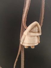Greenland Faceless Ritual Doll Pendant for Him, Inuit Inspired Art Jewelry #7 picture