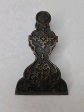 Cast Iron Victorian Paper Letter Clip Clamp with Spikes Patent 1872 picture