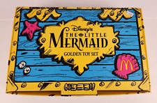 Vintage McDonalds 1997 Disney’s The Little Mermaid Golden Toy Set with COA & Box picture