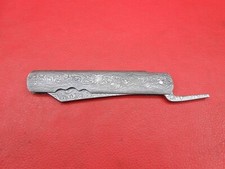 Japanese Hogonokani Friction Folder Knife Nice Pattern Damascus With Sheath A167 picture