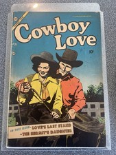 Cowboy Love #28 Late Golden Age Romance Vintage Charlton Scarce 1955 VG+ picture