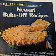 Pillsbury Bake-Off Cookbook: 16-Page Recipe Unit (circa 1965-1967) Ephemera picture