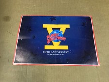 Vintage 1996 Planet Hollywood Menu - Fifth Anniversary picture