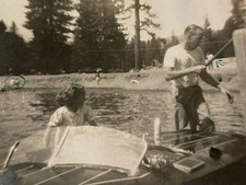 Vintage 1946 LAKE TAHOE, CALIFORNIA Photos - Lot of 17 RARE Boating, Kings Beach picture