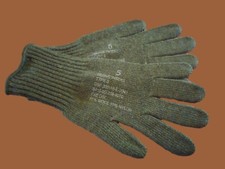U.S MILITARY STYLE D3A COLD WEATHER GLOVE LINERS 85% WOOL 15% NYLON SIZE LARGE picture