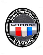 Chevy Camaro Car Vintage Replica  Classic Sticker Decal Chevrolet Round 5 Sizes picture