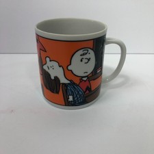 Vintage 1971 Peanuts Coffee Mug Cup Charlie Brown Peppermint Patty Marcie picture
