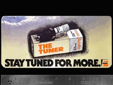 AUTOLITE Spark Plugs - The Tuner - Orig. Vintage 70's 80’s Racing Decal/Sticker picture