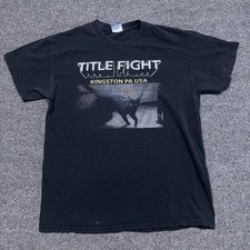 Retro Title Fight Kingston PA USA UnisexBlack S-235XL Shirt20D276 picture
