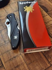Spyderco Centofante 3 C66PBK3 Folding Lockblade Knife VG10 Plain Blade BNIB picture