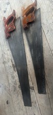 2 x Henry disston & sons hand saws. 1x 22” long, 10 tpi, 1x 26” long, 6 1/2 tpi picture
