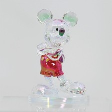 Enesco Facets Disney Mickey Mouse Iridescent Facet 3.75in H NIB picture