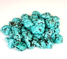 Arizona Blue Turquoise Untreated Gemstone Rough Lot 1000 Ct Natural Mine Kingman picture