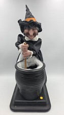 🧙Vtg 1994 Gemmy Animated Stirring, Talking Witch Halloween Decoration (Working) picture