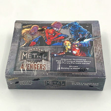 New Sealed SkyBox Metal Universe Avengers Marvel Hobby Box 72 Cards 2023 picture