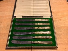 Vintage J.A.S. Hallmarked 6 Piece Stainless 6 3/4