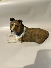 RARE The Danbury Mint Dog Statue Faithful Friend    Great Condition picture