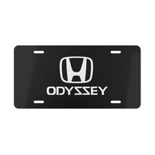 Honda Odyssey, License Plate Auto Car Tag Metal Aluminum (Black Background) picture