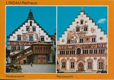 Lindau Bodensee old Rathaus Bavaria Germany postcard picture