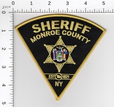 MONROE COUNTY SHERIFF (UPDATED ISSUE 👀) NEW YORK COLLECTIBLE POLICE PATCH picture