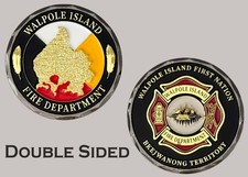 Walpole Island First Nation Fire Department Challenge Coin  J#38 picture