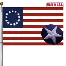 Embroidered Betsy Ross USA Flags 3x5 Outdoor US United States 13 Colonies Bet... picture