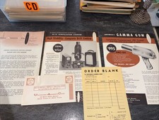 Vintage Universal Atomics Gamma Gun Airborne Scintillation Counter Ad Sheets CD picture