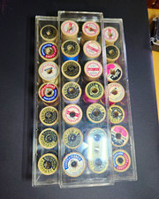 Coats & Clark's J&P Coats Vintage Original Mercerized Thread Lot, Wooden Spools picture
