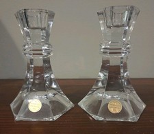 Bleikristall 24% Lead Crystal Candle Holders Pair picture