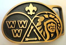 Max Silber Order of the Arrow Vigil Honor Belt Buckle - OA BSA picture
