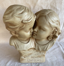 VINTAGE MARKO MANUFACTURING BUST BOY GIRL BERGENFIELD KISS ITEM #2860 GORGEOUS picture