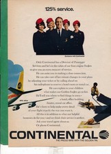 Magazine Ad - 1968 - Continental Airlines picture