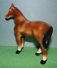 VINTAGE CERAMIC HORSE THOROUGHBRED TYPE MARE BAY 5