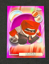 2026 Topps Chrome Disney Pixar Inside Out Anger #173 Serial Numbered/399 picture