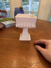 Westmoreland Pink Milk Glass Candy Dish Pedestal picture