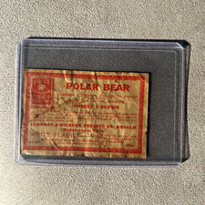 Polar Bear Tobacco Card - Front & Back (Luhrman & Wilbern Co.) picture