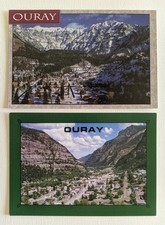 2 Vintage Postcards Victorian City Ouray Amphitheater CO The Gem Of The Rockies picture