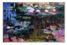 Monet Wall Art Collection Water Lilies 1914 By Claude Monet Canvas Print 30X40 picture