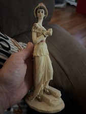 vintage resin figurine of a Victorian Lady from the Artmark Marlo Collection picture