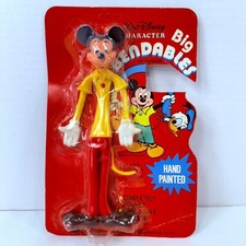 Vintage Walt Disney Big Bendables Mickey Mouse Posable Figure Damaged Packaging picture