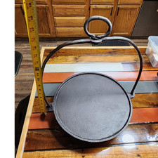 Cast Iron Hanging swing ring 3 Legs. Gate marked. picture