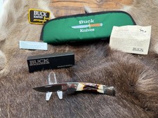 Buck 503 Limited Edition Knife Sambar Stag Handle Stainless Blade Mint In Box A picture