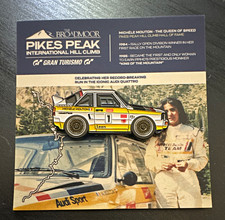 Leen Customs 2025 Pikes Peak Hill Climb Audi Quattro Michele Mouton Enamel Pin picture
