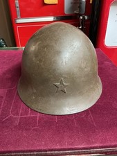Rare WW11 Japanese Type 90 Combat Helmet With Star. No Liner. Imperial Japanese. picture