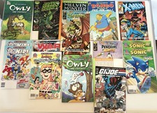 VTG Comic Book Bundle Lot 14 Free Comic Book Day Uncanny X-Men GI Joe Sonic DC picture